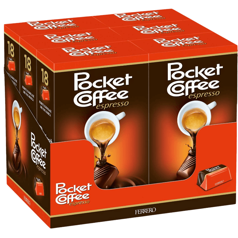 Ferrero: Classic Pocket Coffee 18 piece ,225g (pack of 3)