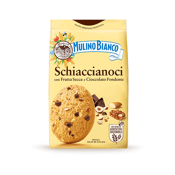 MULINO BIANCO BISCOTTI SCHIACCIANOCI 300 GR (12 IN A BOX) –   - The best E-commerce of Italian Food in UK