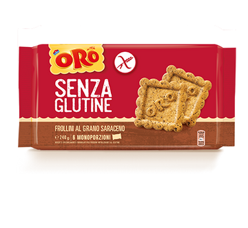 Biscotti integrali con mais e grano saraceno senza glutine lattosio  GALBUSERA 220gr - Italy Food Shop